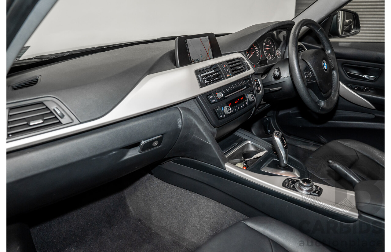 8/2014 BMW 316i F30 MY14 4d Sedan Schwarz Black II Turbo 1.6L