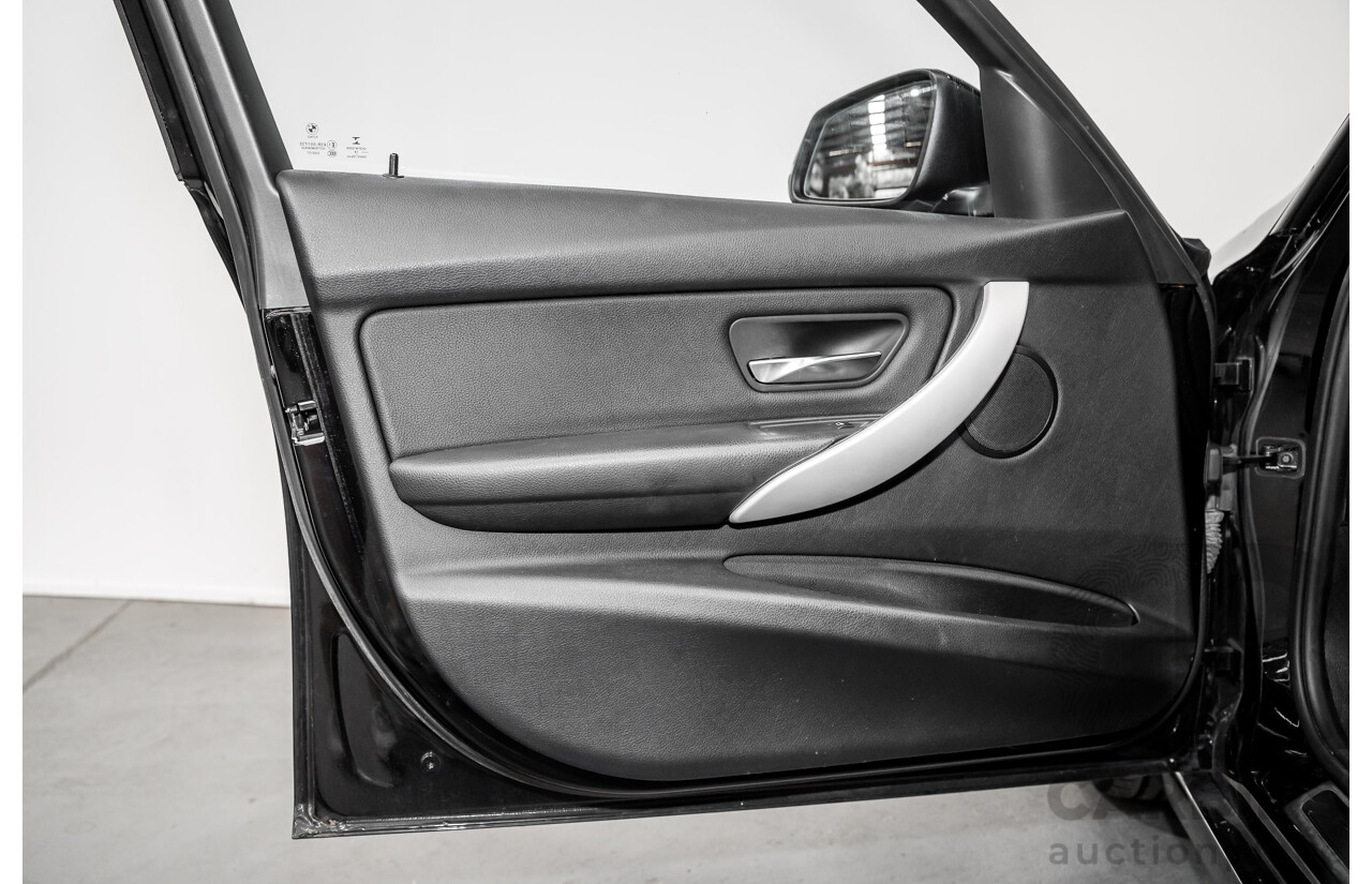 8/2014 BMW 316i F30 MY14 4d Sedan Schwarz Black II Turbo 1.6L