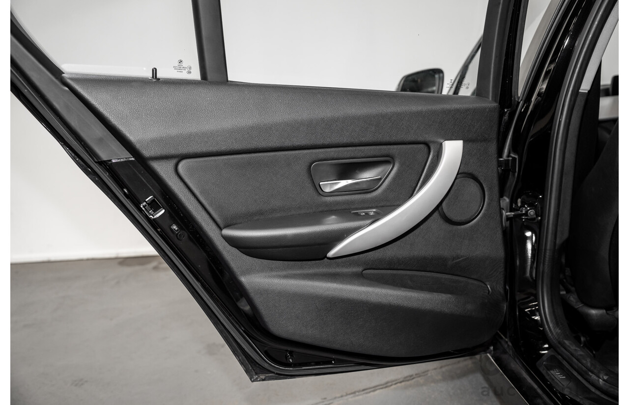 8/2014 BMW 316i F30 MY14 4d Sedan Schwarz Black II Turbo 1.6L