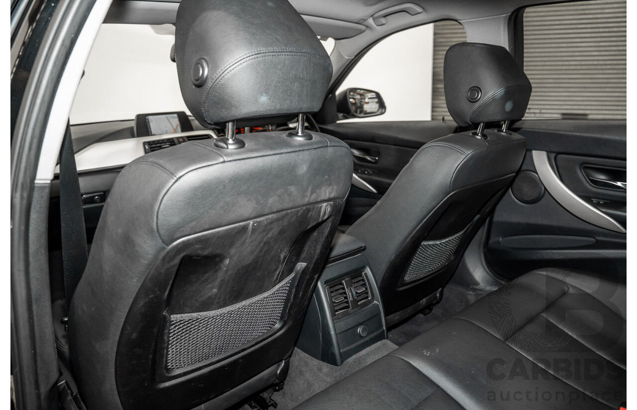 8/2014 BMW 316i F30 MY14 4d Sedan Schwarz Black II Turbo 1.6L
