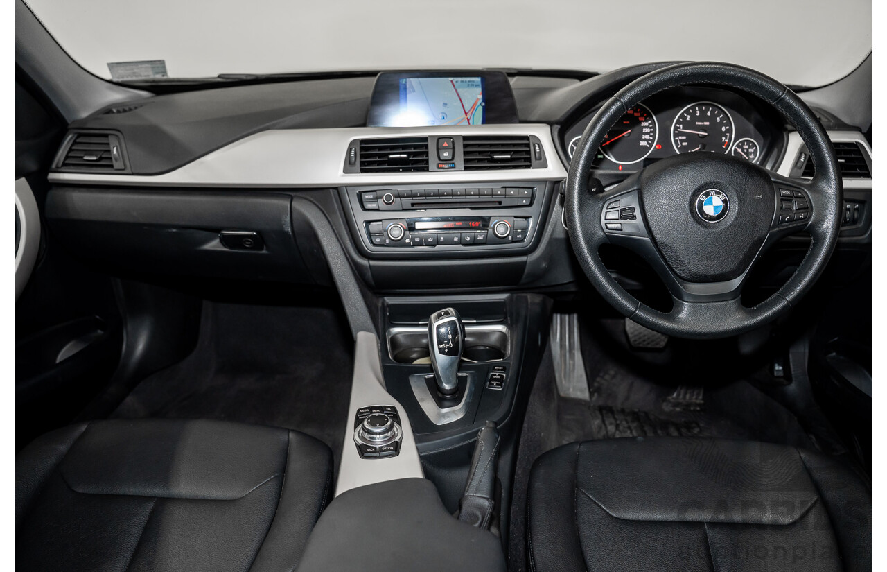 8/2014 BMW 316i F30 MY14 4d Sedan Schwarz Black II Turbo 1.6L