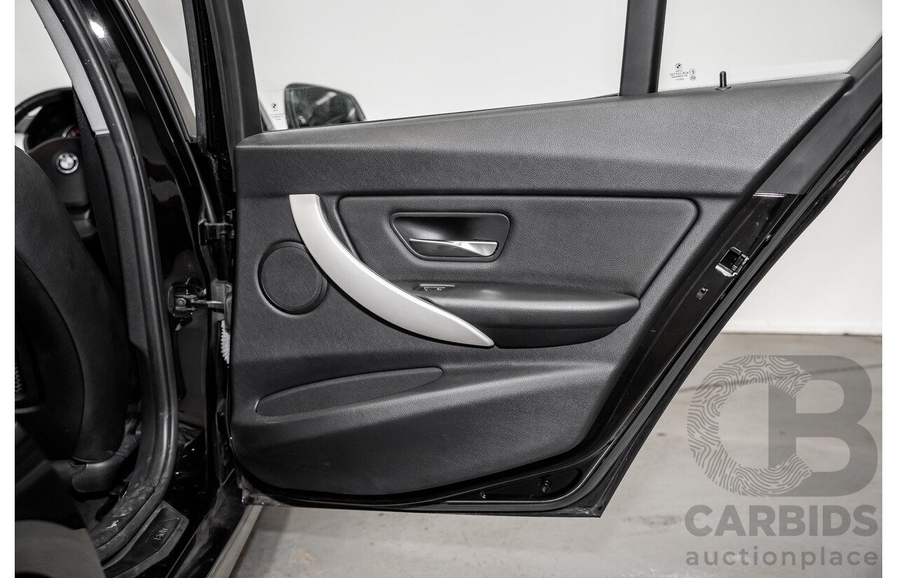 8/2014 BMW 316i F30 MY14 4d Sedan Schwarz Black II Turbo 1.6L