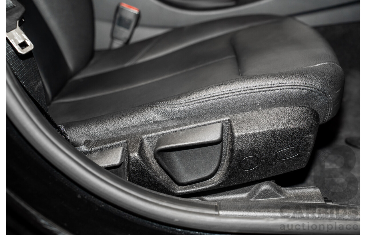 8/2014 BMW 316i F30 MY14 4d Sedan Schwarz Black II Turbo 1.6L