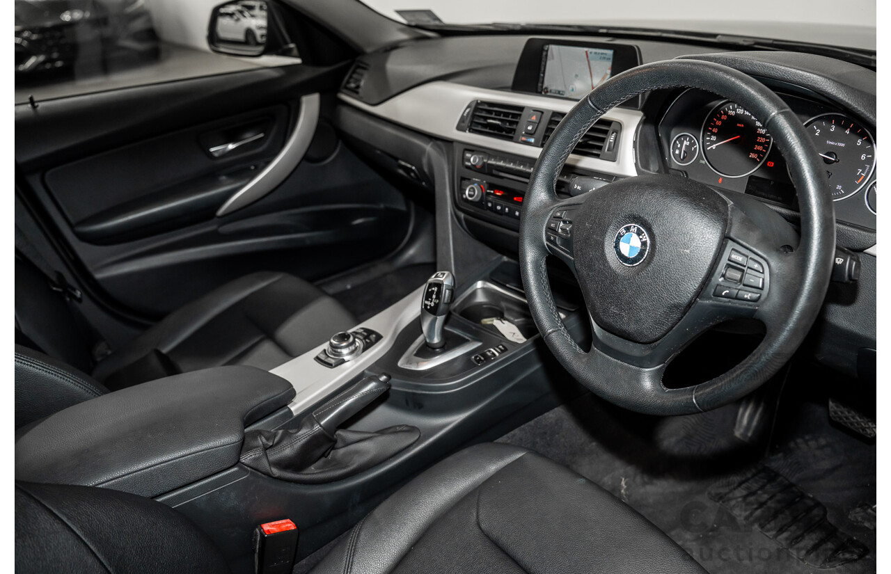 8/2014 BMW 316i F30 MY14 4d Sedan Schwarz Black II Turbo 1.6L