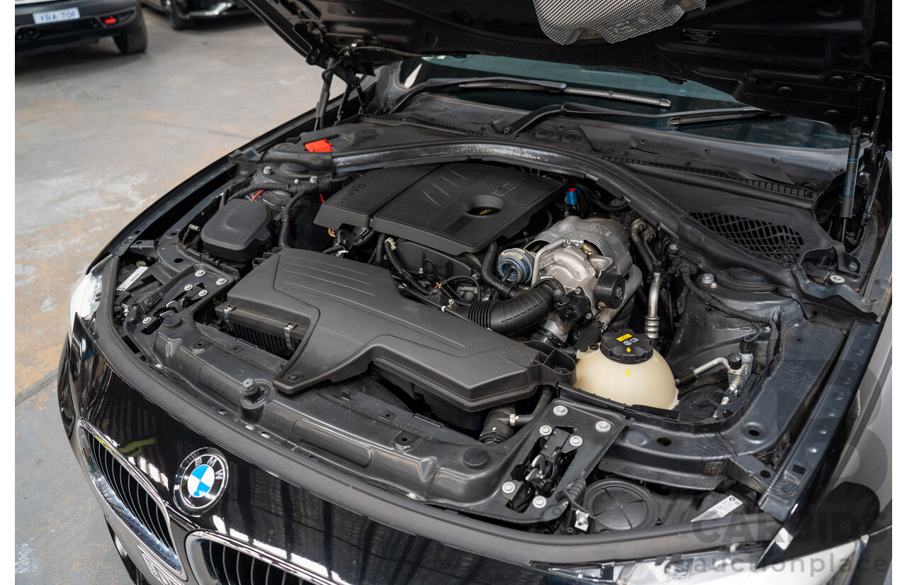 8/2014 BMW 316i F30 MY14 4d Sedan Schwarz Black II Turbo 1.6L