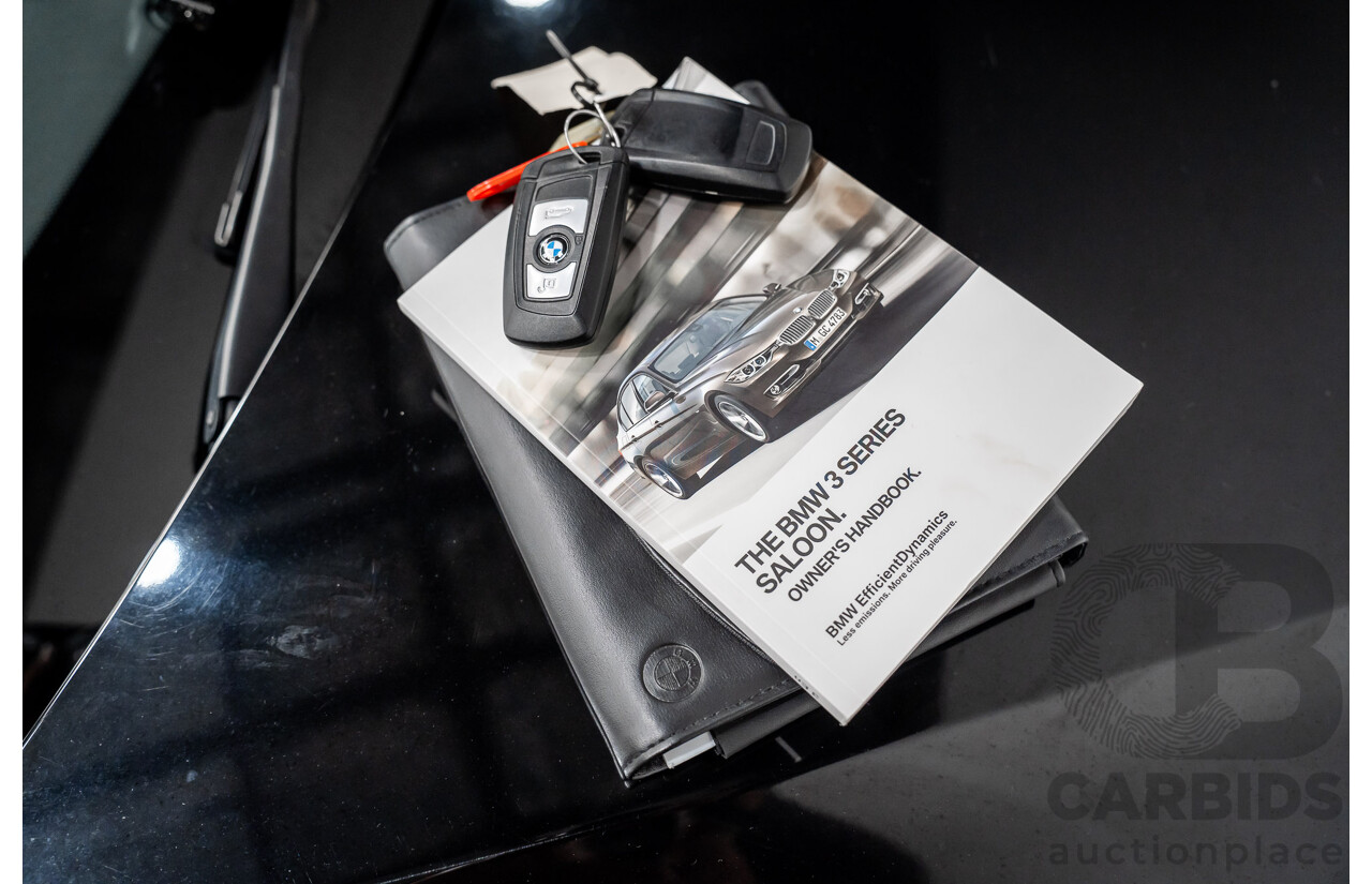 8/2014 BMW 316i F30 MY14 4d Sedan Schwarz Black II Turbo 1.6L