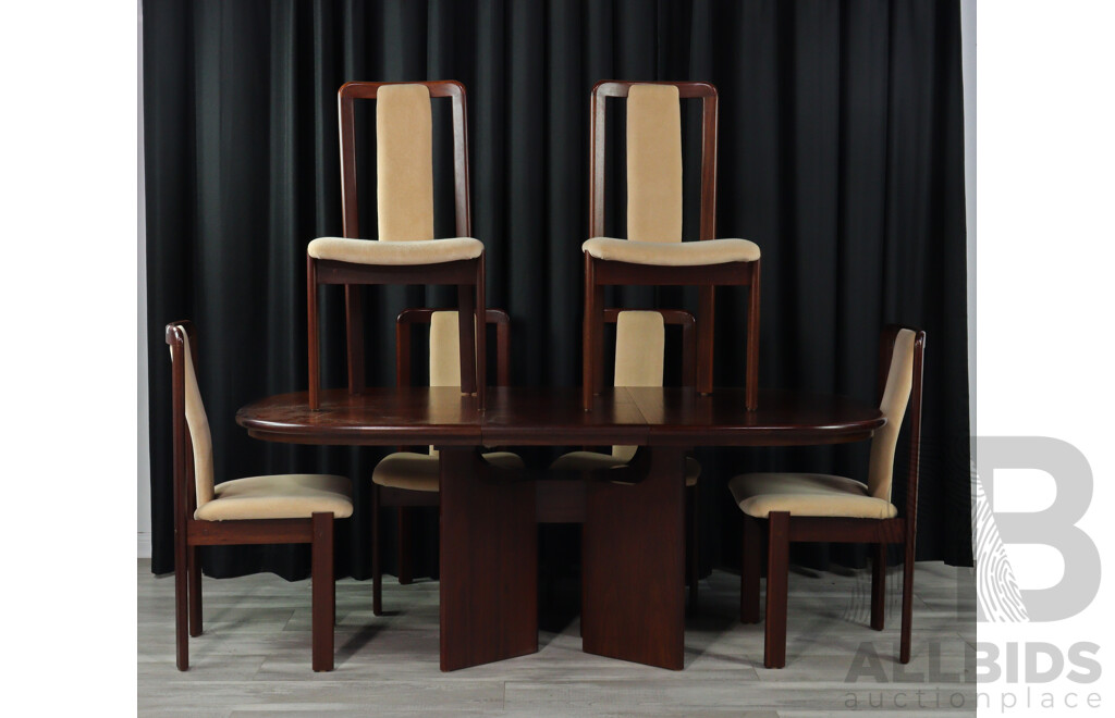Seven Piece Jarrah Dining Suite by Warren Catt