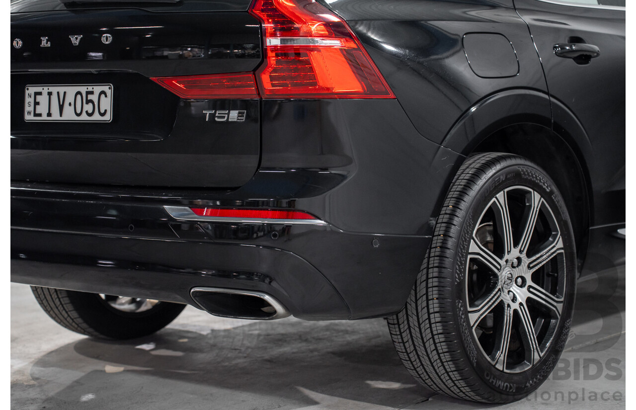 06/2020 Volvo XC60 T5 Inscription (AWD) 246 MY21 4D Wagon Onyx Black Turbo 2.0L