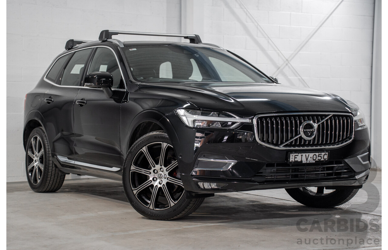 06/2020 Volvo XC60 T5 Inscription (AWD) 246 MY21 4D Wagon Onyx Black Turbo 2.0L