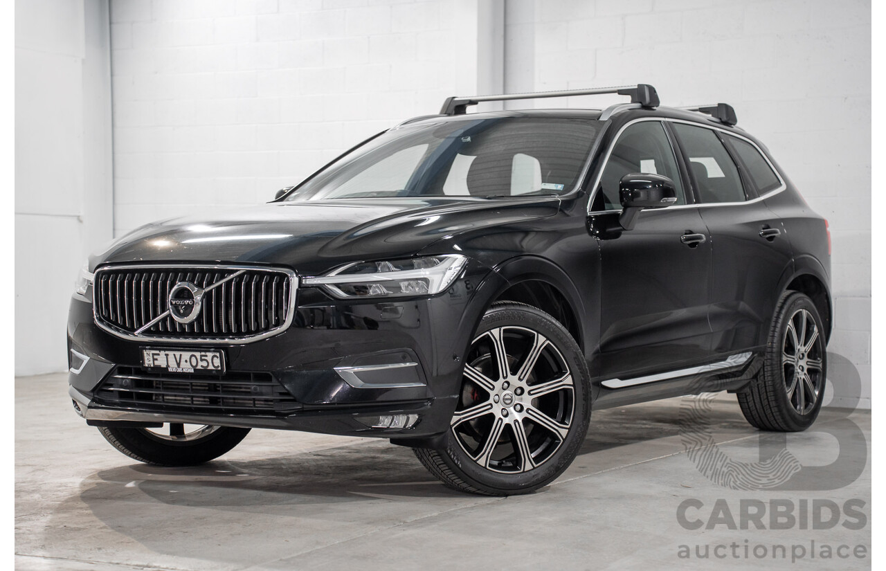 06/2020 Volvo XC60 T5 Inscription (AWD) 246 MY21 4D Wagon Onyx Black Turbo 2.0L