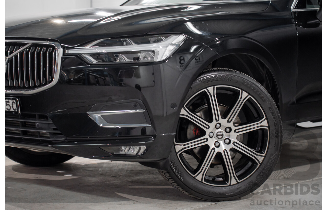 06/2020 Volvo XC60 T5 Inscription (AWD) 246 MY21 4D Wagon Onyx Black Turbo 2.0L