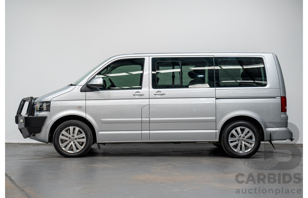 10/2015 Volkswagen Multivan Comfortline TDI400 FWD T5 MY15 4D Wagon Reflex Silver Turbo Diesel 2.0L - 7 Seats