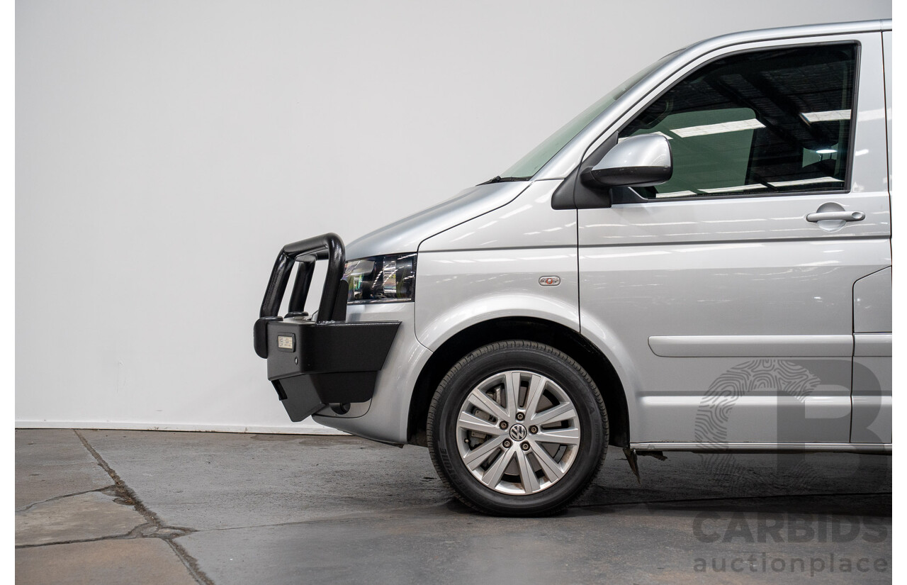 10/2015 Volkswagen Multivan Comfortline TDI400 FWD T5 MY15 4D Wagon Reflex Silver Turbo Diesel 2.0L - 7 Seats