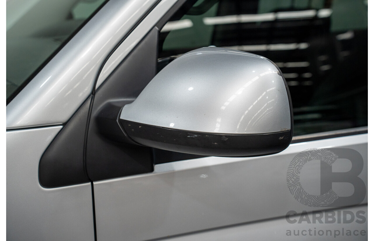 10/2015 Volkswagen Multivan Comfortline TDI400 FWD T5 MY15 4D Wagon Reflex Silver Turbo Diesel 2.0L - 7 Seats