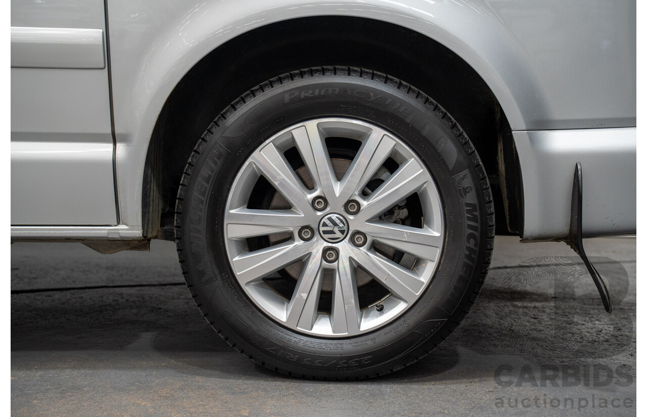 10/2015 Volkswagen Multivan Comfortline TDI400 FWD T5 MY15 4D Wagon Reflex Silver Turbo Diesel 2.0L - 7 Seats