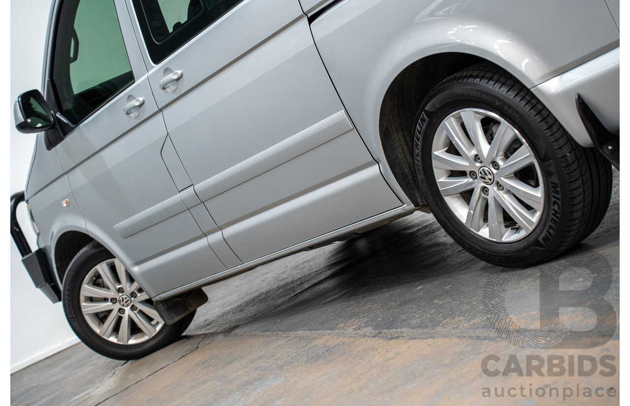 10/2015 Volkswagen Multivan Comfortline TDI400 FWD T5 MY15 4D Wagon Reflex Silver Turbo Diesel 2.0L - 7 Seats
