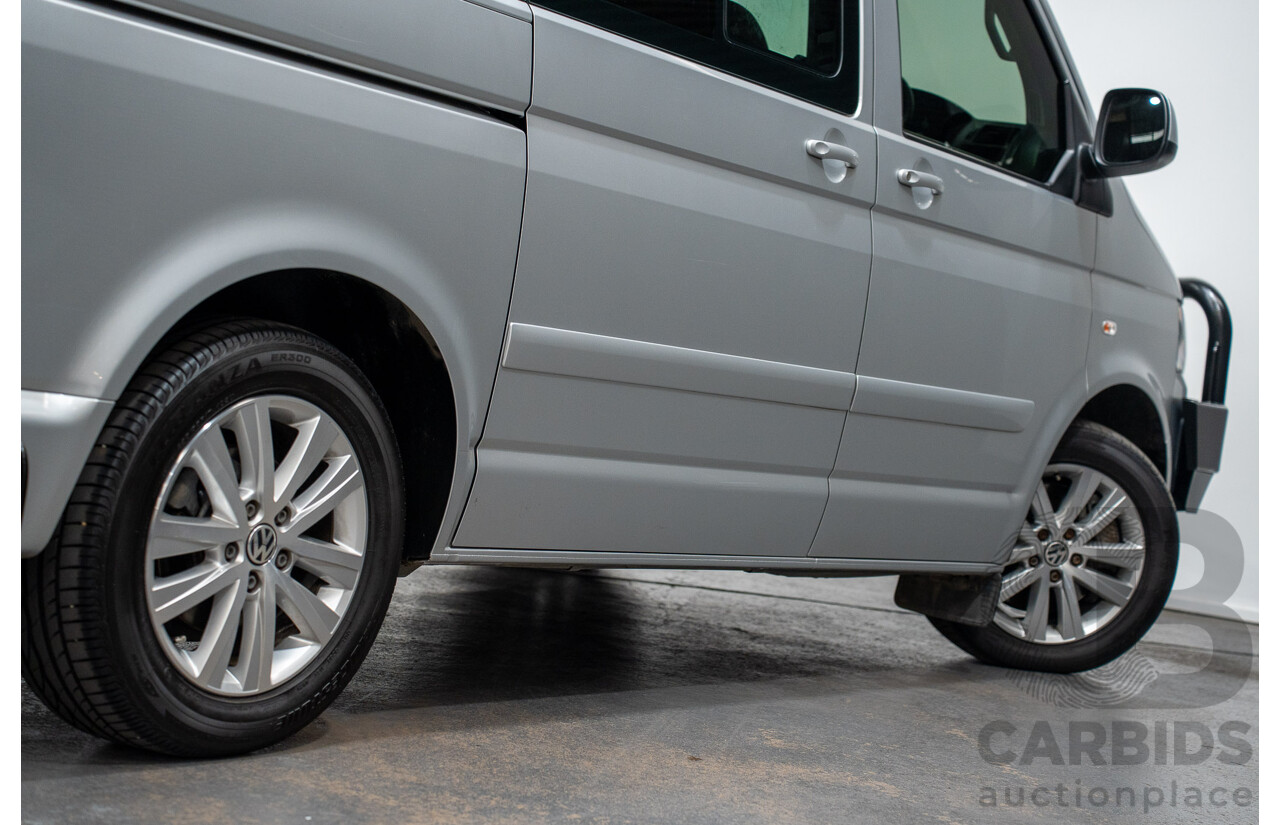 10/2015 Volkswagen Multivan Comfortline TDI400 FWD T5 MY15 4D Wagon Reflex Silver Turbo Diesel 2.0L - 7 Seats