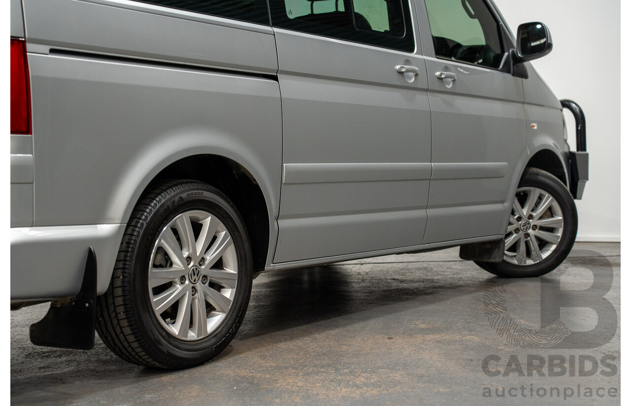 10/2015 Volkswagen Multivan Comfortline TDI400 FWD T5 MY15 4D Wagon Reflex Silver Turbo Diesel 2.0L - 7 Seats