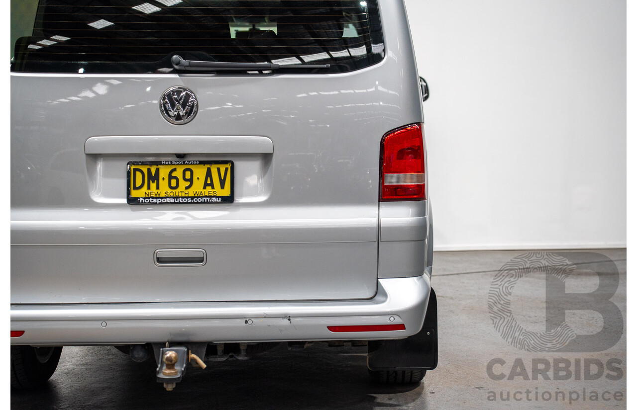 10/2015 Volkswagen Multivan Comfortline TDI400 FWD T5 MY15 4D Wagon Reflex Silver Turbo Diesel 2.0L - 7 Seats