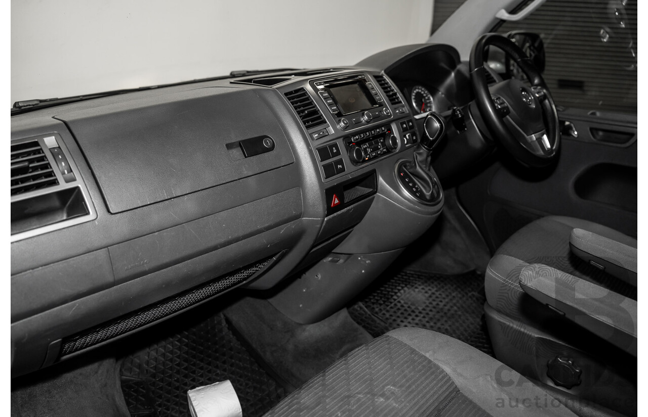 10/2015 Volkswagen Multivan Comfortline TDI400 FWD T5 MY15 4D Wagon Reflex Silver Turbo Diesel 2.0L - 7 Seats