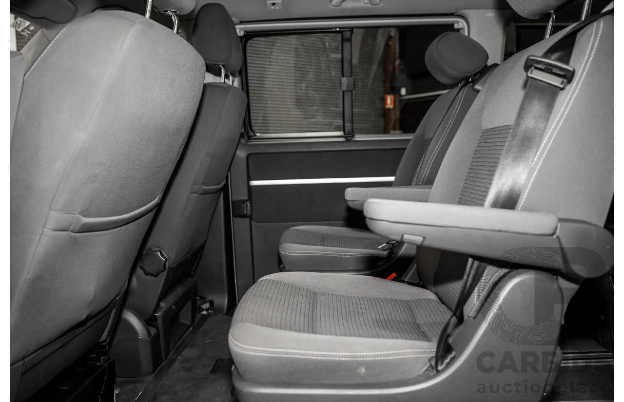 10/2015 Volkswagen Multivan Comfortline TDI400 FWD T5 MY15 4D Wagon Reflex Silver Turbo Diesel 2.0L - 7 Seats