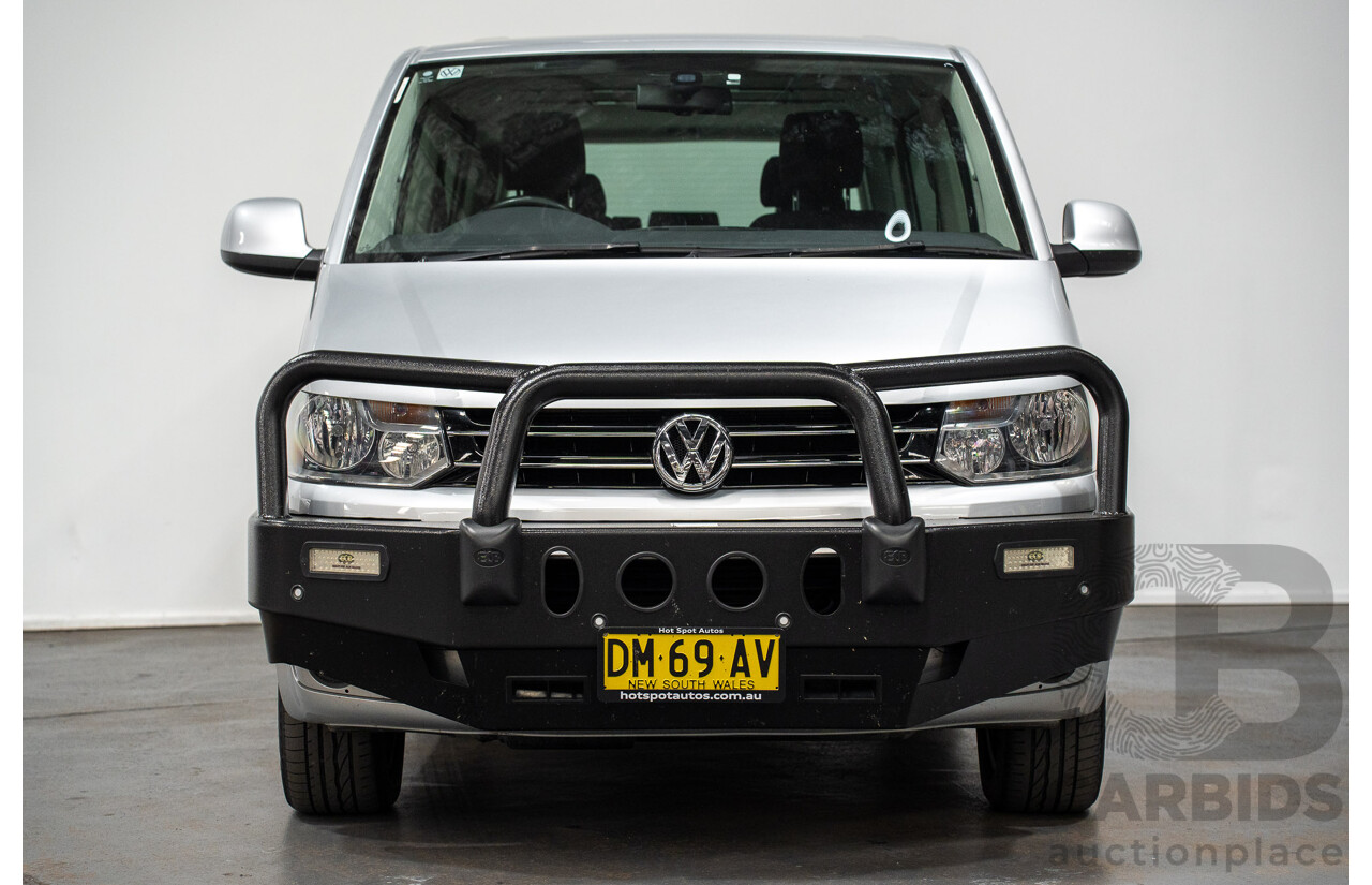 10/2015 Volkswagen Multivan Comfortline TDI400 FWD T5 MY15 4D Wagon Reflex Silver Turbo Diesel 2.0L - 7 Seats