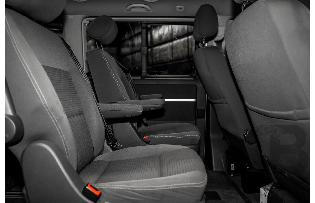 10/2015 Volkswagen Multivan Comfortline TDI400 FWD T5 MY15 4D Wagon Reflex Silver Turbo Diesel 2.0L - 7 Seats