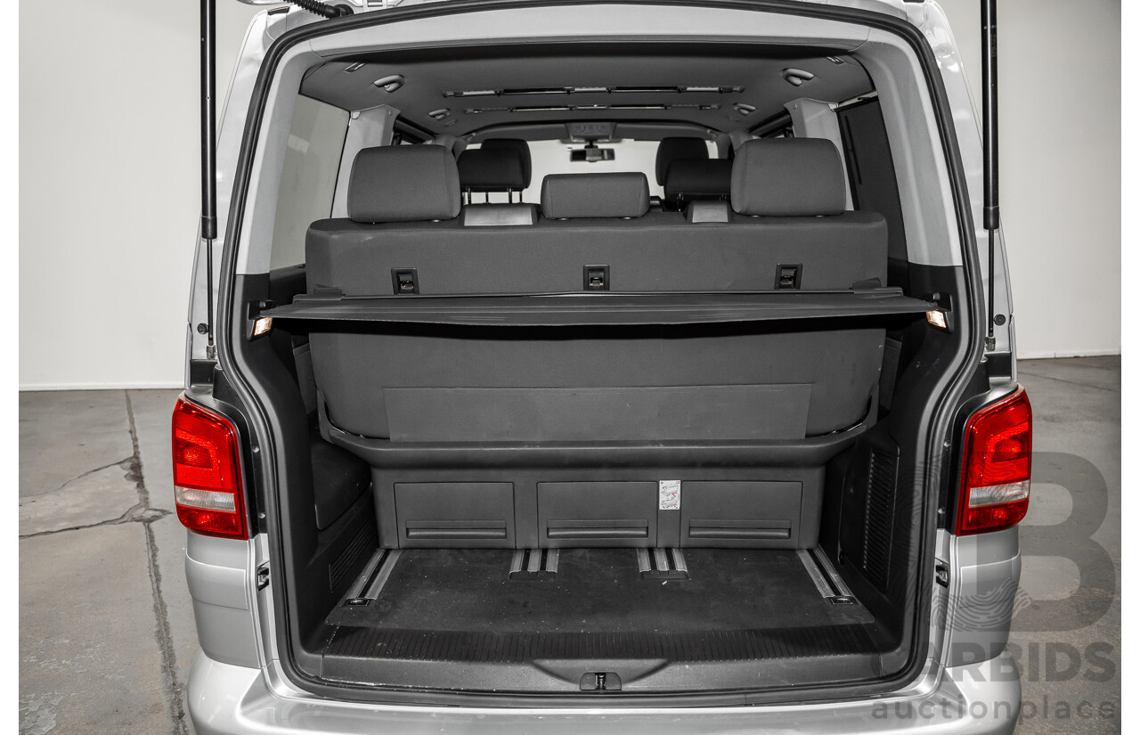 10/2015 Volkswagen Multivan Comfortline TDI400 FWD T5 MY15 4D Wagon Reflex Silver Turbo Diesel 2.0L - 7 Seats