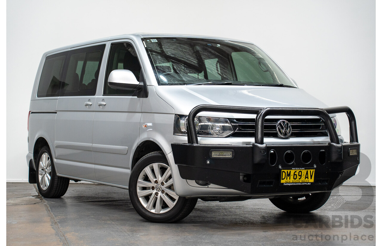 10/2015 Volkswagen Multivan Comfortline TDI400 FWD T5 MY15 4D Wagon Reflex Silver Turbo Diesel 2.0L - 7 Seats