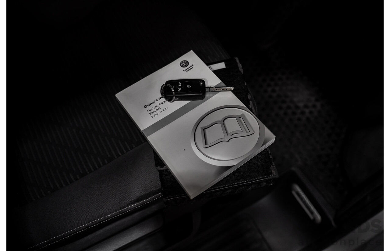 10/2015 Volkswagen Multivan Comfortline TDI400 FWD T5 MY15 4D Wagon Reflex Silver Turbo Diesel 2.0L - 7 Seats