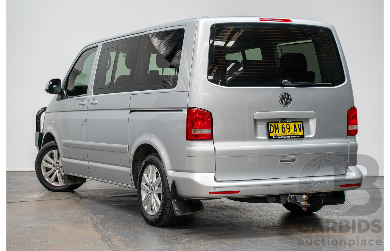 10/2015 Volkswagen Multivan Comfortline TDI400 FWD T5 MY15 4D Wagon Reflex Silver Turbo Diesel 2.0L - 7 Seats