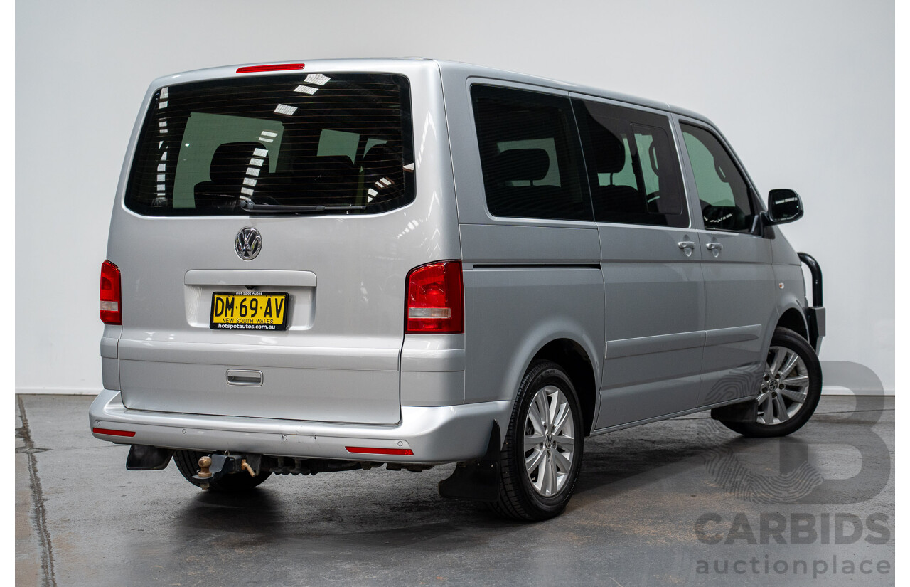 10/2015 Volkswagen Multivan Comfortline TDI400 FWD T5 MY15 4D Wagon Reflex Silver Turbo Diesel 2.0L - 7 Seats