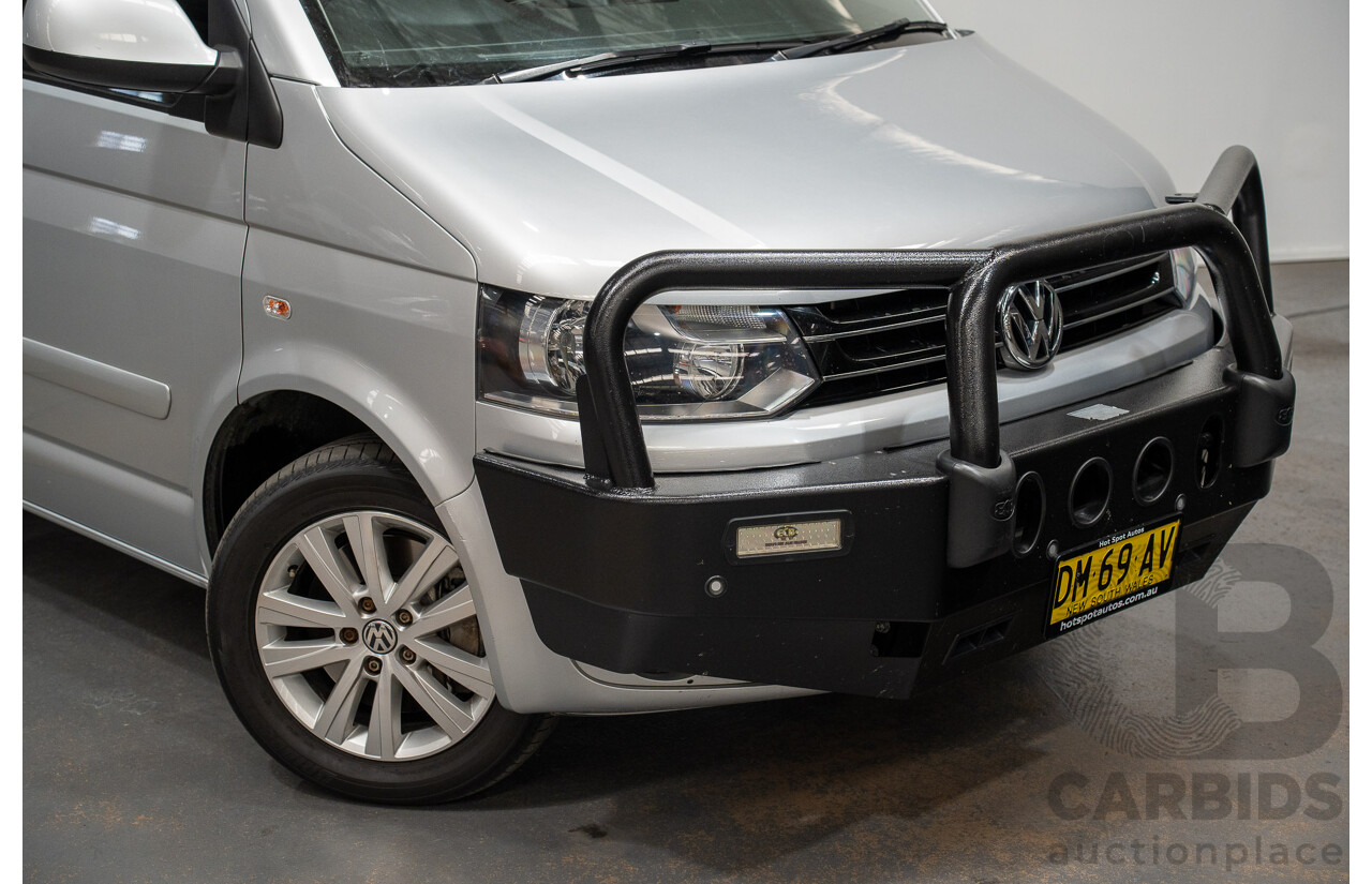 10/2015 Volkswagen Multivan Comfortline TDI400 FWD T5 MY15 4D Wagon Reflex Silver Turbo Diesel 2.0L - 7 Seats