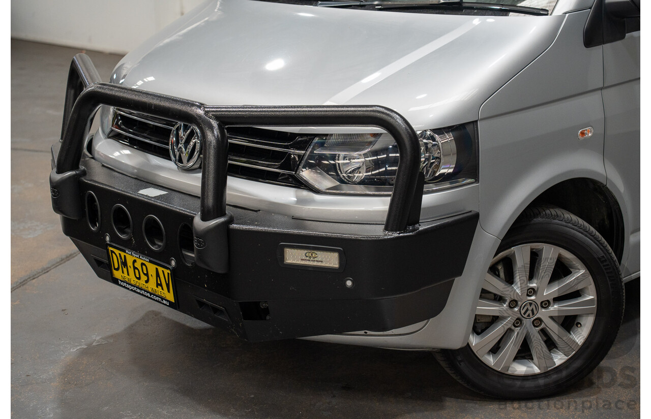 10/2015 Volkswagen Multivan Comfortline TDI400 FWD T5 MY15 4D Wagon Reflex Silver Turbo Diesel 2.0L - 7 Seats