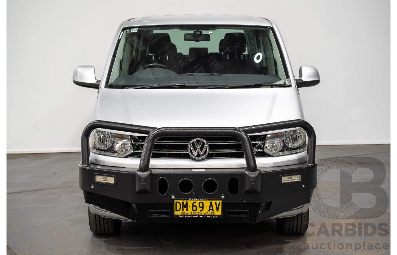 10/2015 Volkswagen Multivan Comfortline TDI400 FWD T5 MY15 4D Wagon Reflex Silver Turbo Diesel 2.0L - 7 Seats