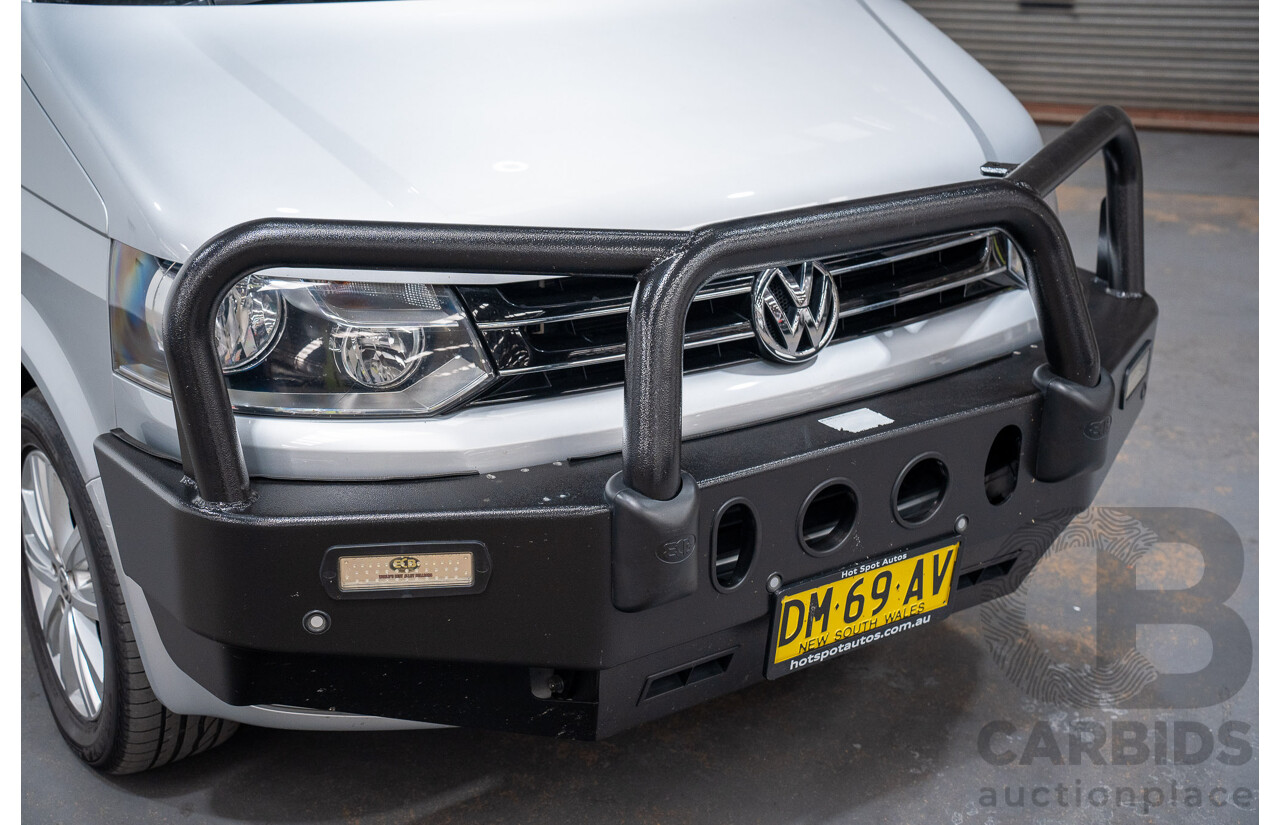 10/2015 Volkswagen Multivan Comfortline TDI400 FWD T5 MY15 4D Wagon Reflex Silver Turbo Diesel 2.0L - 7 Seats