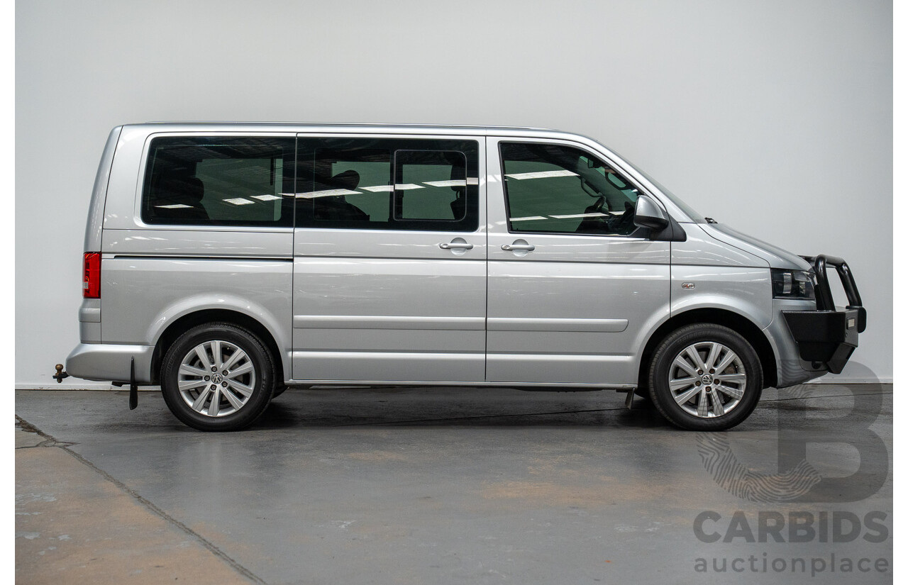 10/2015 Volkswagen Multivan Comfortline TDI400 FWD T5 MY15 4D Wagon Reflex Silver Turbo Diesel 2.0L - 7 Seats