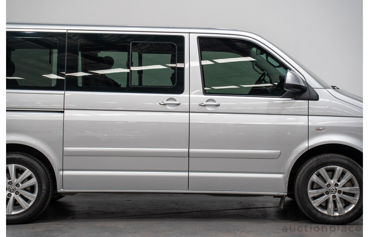 10/2015 Volkswagen Multivan Comfortline TDI400 FWD T5 MY15 4D Wagon Reflex Silver Turbo Diesel 2.0L - 7 Seats