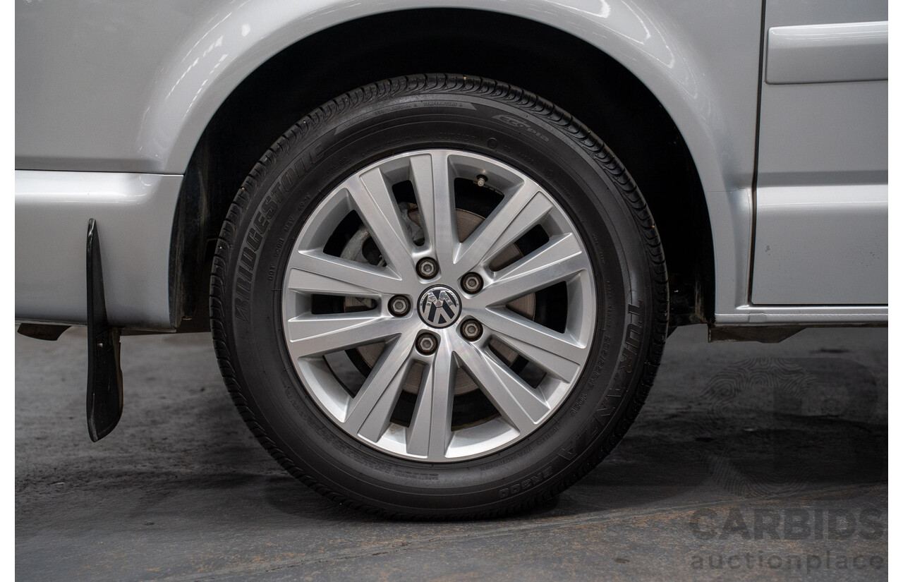 10/2015 Volkswagen Multivan Comfortline TDI400 FWD T5 MY15 4D Wagon Reflex Silver Turbo Diesel 2.0L - 7 Seats