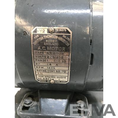 British Thomson-Houston (BS-2408) AC Motor
