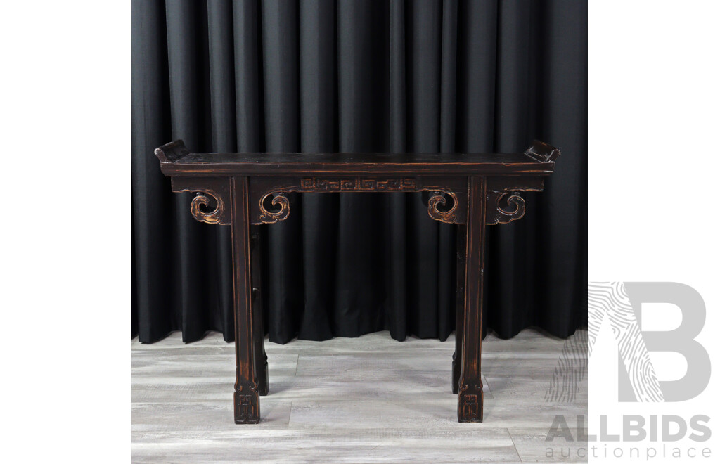 Painted Chinese Alter Table