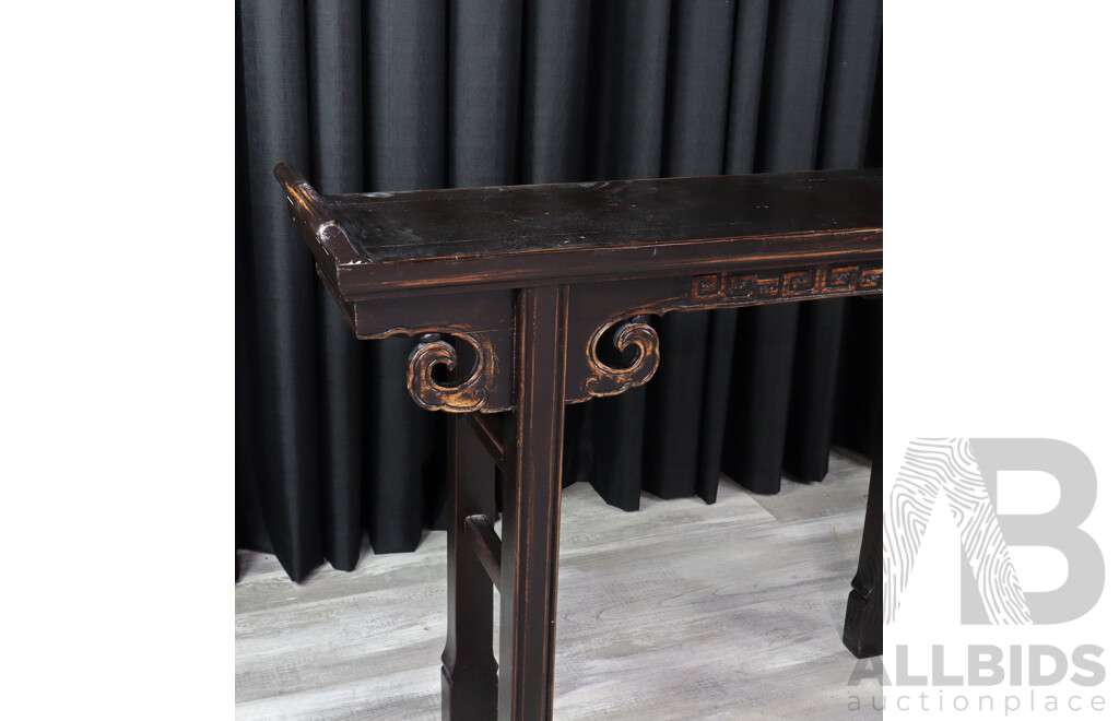 Painted Chinese Alter Table