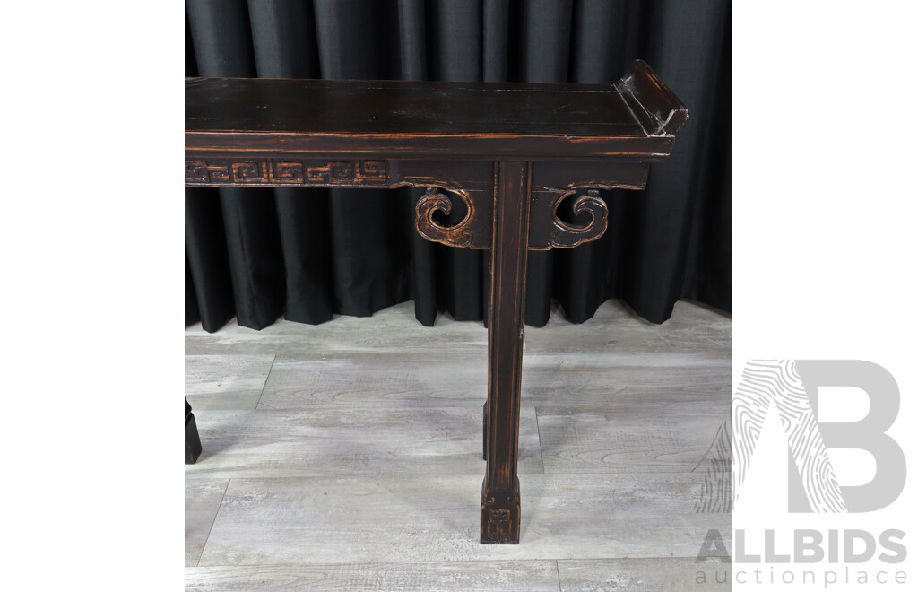 Painted Chinese Alter Table