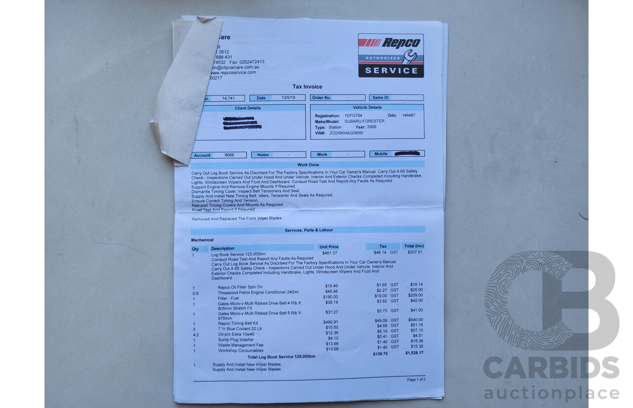 11/2009 Subaru Forester XS Premium MY09 4d Wagon Silver 2.5L