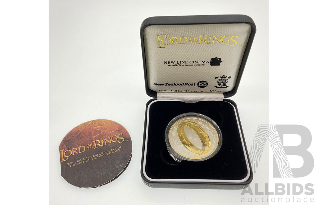 New Zealand 2003 Silver Proof One Dollar Coin, Lord of the Rings