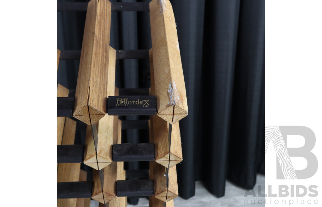 Timber and Metal 156 Bottle Wine Rack