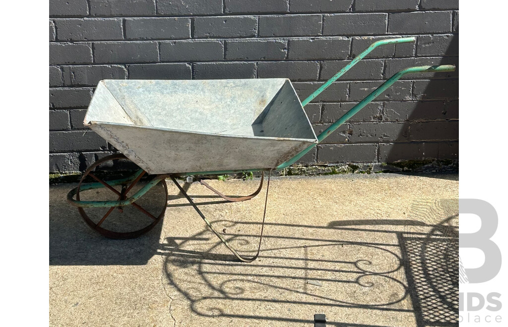 Vintage Manual Single Wheelbarrow