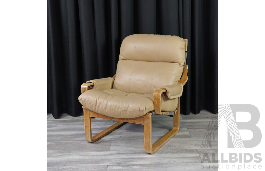Tan Leather Tessa Monaco Chair