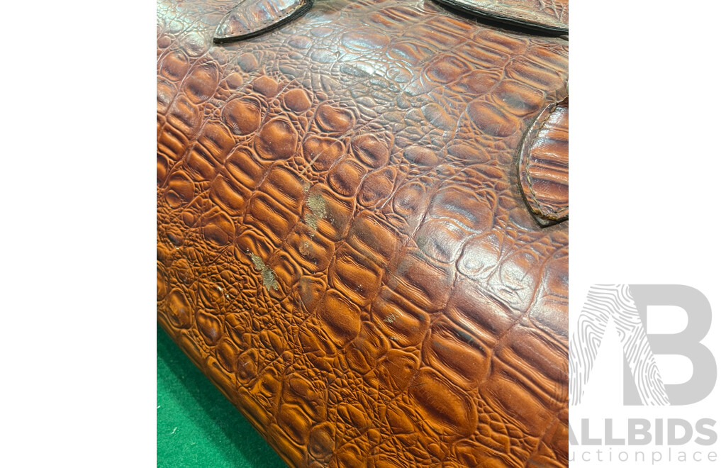 Antique Leather Doctors Bag by Cheney England