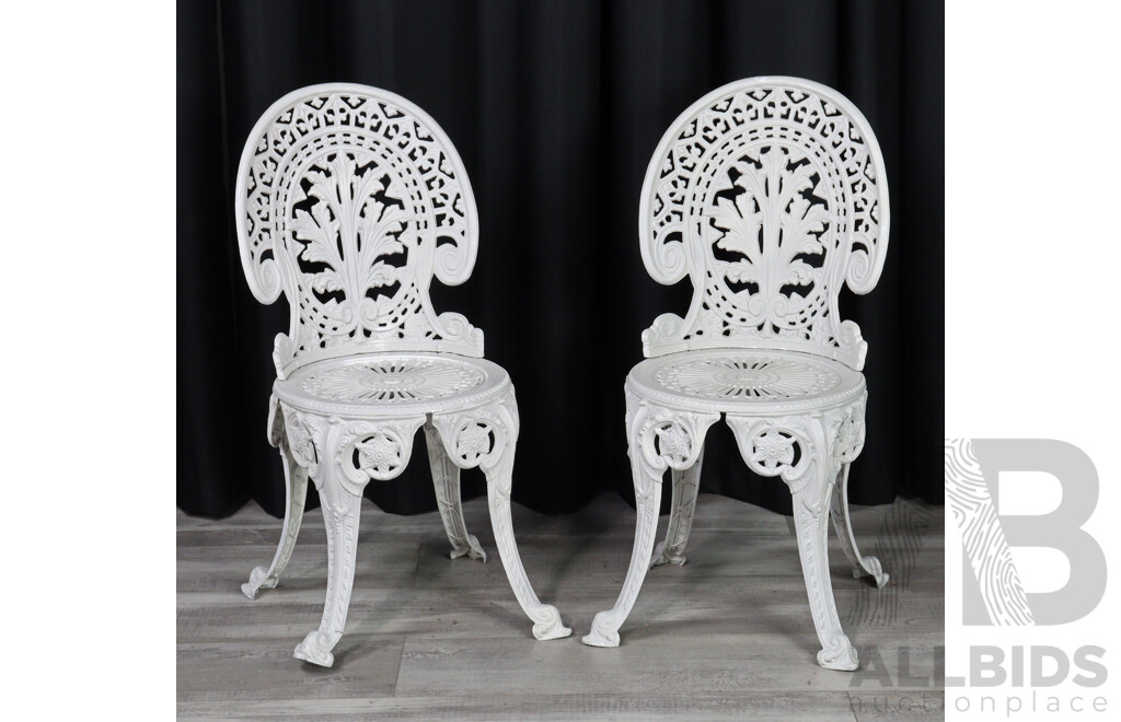 Three Piece Cast Iron Outdoor Setting